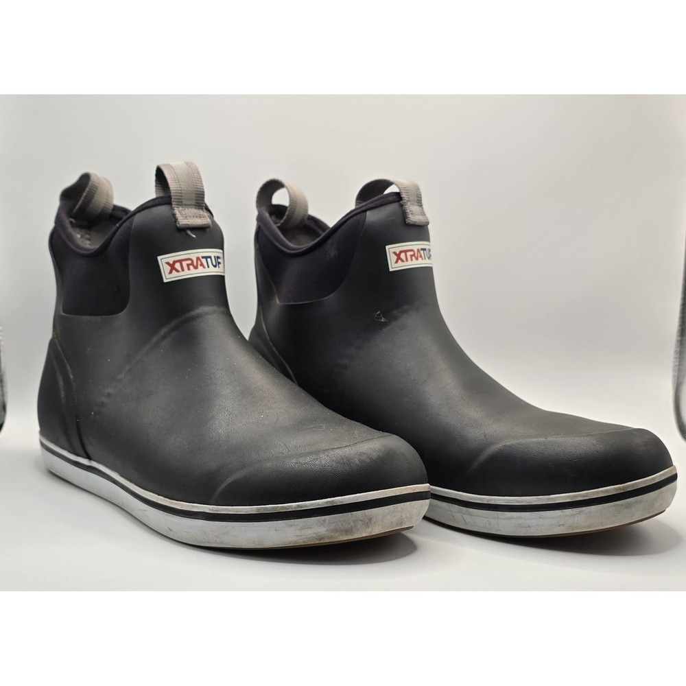 XTRATUF 6" Ankle Deck Boots Casual / Fishing Mens Size 10